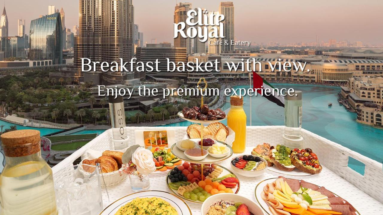 Elite Royal Apartment - Full Burj Khalifa And Fountain View - The Royal Dubai Exteriör bild
